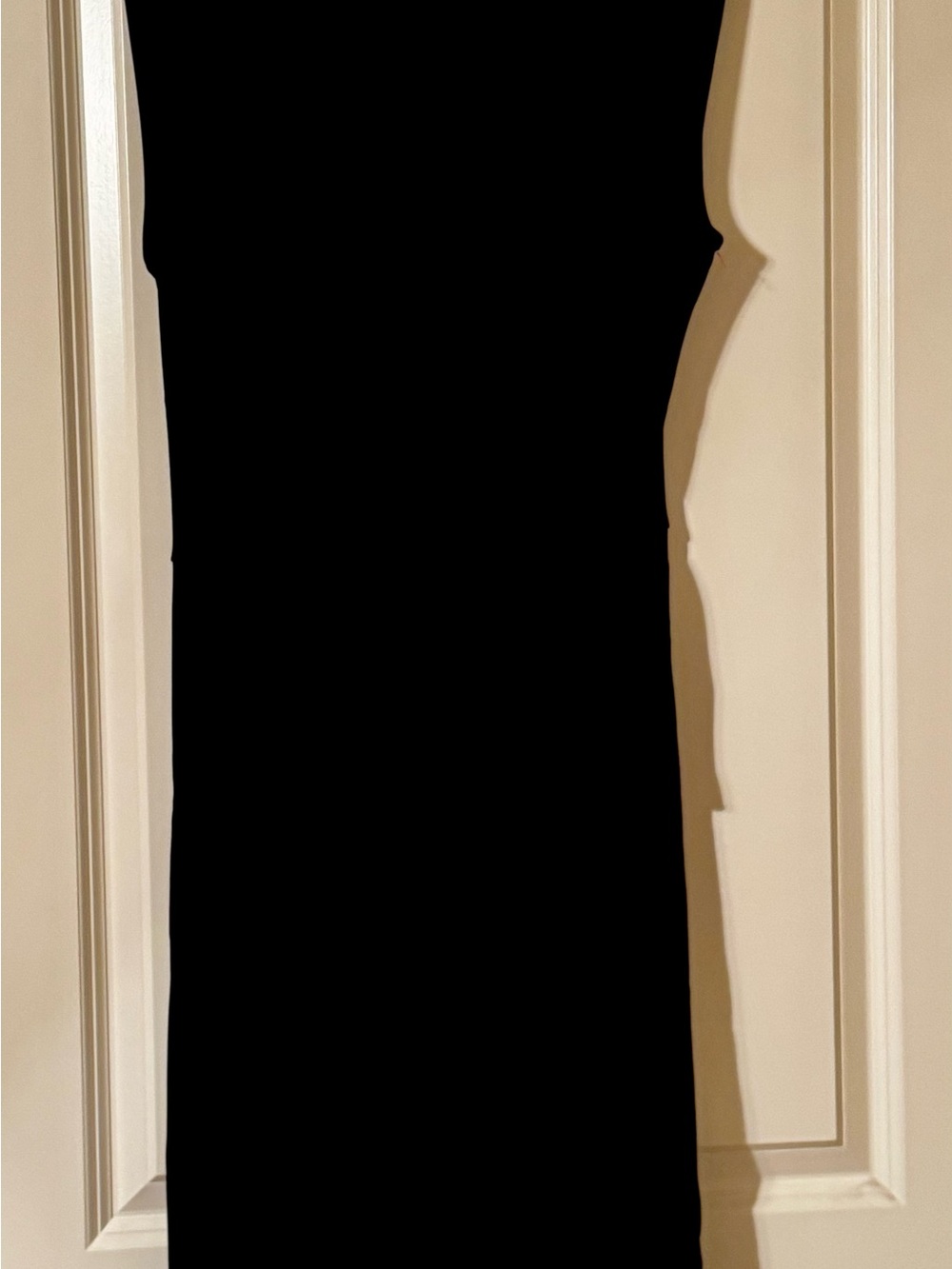 Ann Taylor LOFT Black Wrap Midi Dress Size 10